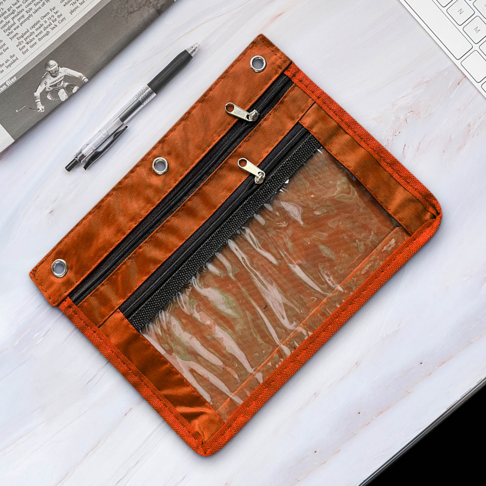 LWZWM Pencil Case, Art Pencil Bag, School Pen Box Organizer, Portable