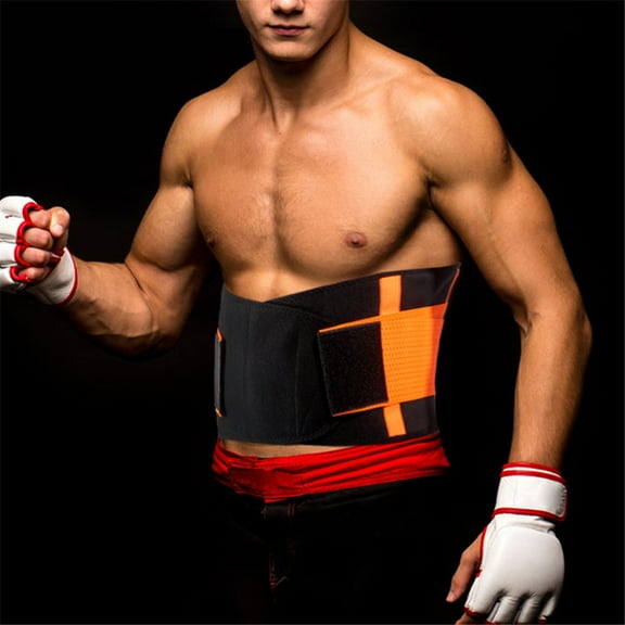 LWZWM Upgrade Fitness & Yoga Equipment Deal Of The Day Waist Trainer Body Shaper Cincher Underbust Sport Corset Shapewear Belt (#3 Orange)