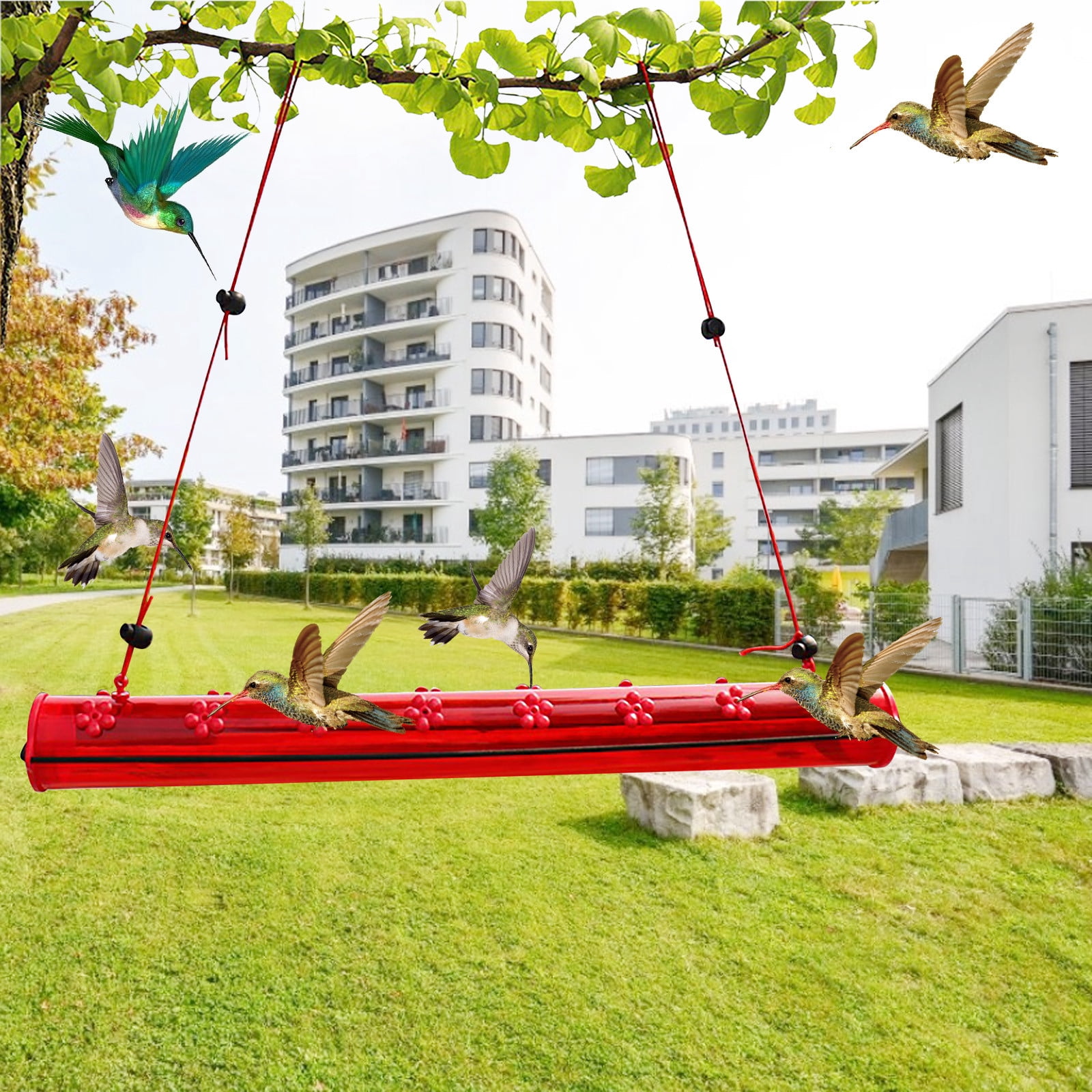 LWZWM Hummingbird Feeder Beauty Bird Feeders for Outdoors Hanging Bird