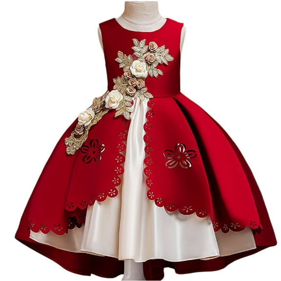 LWavelet Elegant Princess Dress Ball Gown for Toddler Girls,Party Dresses