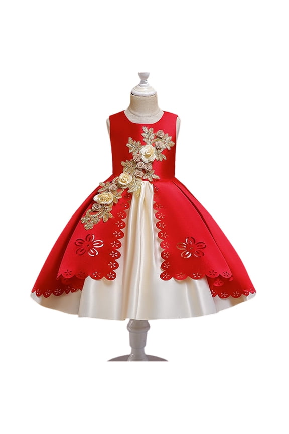 Elegant Princess Dress Ball Gown for Toddler Girls,Party Dresses