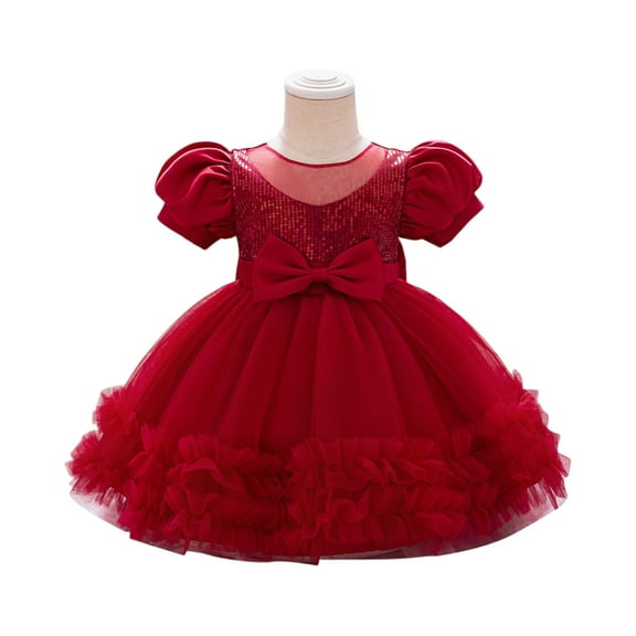 LWavelet Elegant Princess Dress Costume, Christmas Party Costume for Toddler Girls