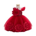 thumbnail image 1 of LWavelet Flower Girls Dress Rainbow Tutu Birthday Party Princess Dress Pageant Gown, 1 of 3