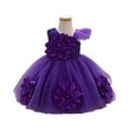 thumbnail image 1 of LWavelet Flower Girls Dress Rainbow Tutu Birthday Party Princess Dress Pageant Gown, 1 of 3