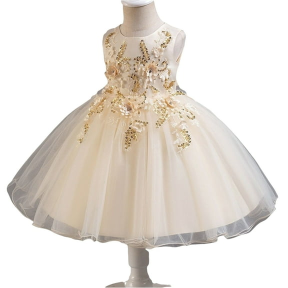 LWavelet Girls Princess Party Dress Little Girls Cosplay Costume Evening Gown
