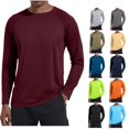 thumbnail image 1 of LWavelet Men's Long Sleeve Shirts UPF 50+ UV Sun Protection Athletic Shirts for Hiking Running Workout Rash Guard, 1 of 7