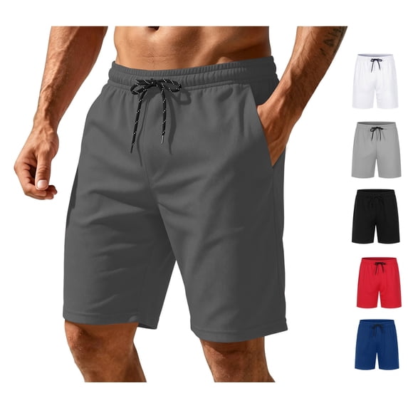 LWavelet Mens Athletic Workout Shorts Classic Lightweight Running Shorts Athletic Breathable Summer Gym Shorts with Pockets