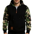 thumbnail image 1 of LWavelet Mens Casual Pullover Hooded Sweatshirt with Camouflage Pattern Long Sleeve Adjustable Drawstring Hood and Front Pocket for Outdoor and Everyday Wear, 1 of 4