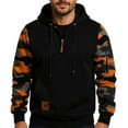 thumbnail image 1 of LWavelet Mens Casual Pullover Hooded Sweatshirt with Camouflage Pattern Long Sleeve Adjustable Drawstring Hood and Front Pocket for Outdoor and Everyday Wear, 1 of 4