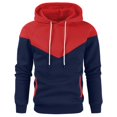 thumbnail image 1 of LWavelet Mens Casual Pullover Hoodie Long Sleeve Sweatshirt Lightweight Drawstring Hooded Top with Kangaroo Pocket for Everyday Wear, 1 of 4