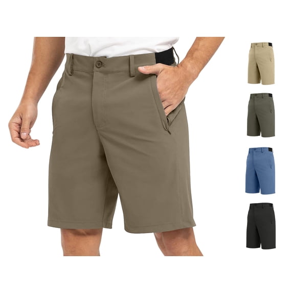 LWavelet Mens Golf Workout Shorts 7 Inch Inseam Casual Lightweight Gym Short Pants Sports Quick Dry Summer Hiking Shorts with Pockets