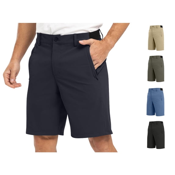 LWavelet Mens Golf Workout Shorts 7 Inch Inseam Casual Lightweight Gym Short Pants Sports Quick Dry Summer Hiking Shorts with Pockets