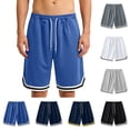 thumbnail image 1 of LWavelet Mens Gym Basketball Shorts with Pockets Quick Dry Lightweight Mesh Athletic Shorts for Workout Running,Sky Blue M, 1 of 6