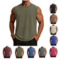 thumbnail image 1 of LWavelet Mens Tank Top Quick Dry Sleeveless Athletic Under Shirt Gym Workout Running Beach Swim Muscle Tee Summer Loose Fit, 1 of 7