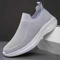 thumbnail image 1 of LWavelet Mens Walking Shoes Slip on Tennis Shoes, Non Slip Breathable Athletic Gym Workout Cross Training Sneakers, 1 of 7