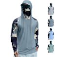 thumbnail image 1 of LWavelet Quick Dry Fishing Shirt with Hood Cooling Hoodies Hooded Shirt Uv Casual Summer UPF 50+ Uv Rash Guard Shirts, 1 of 5