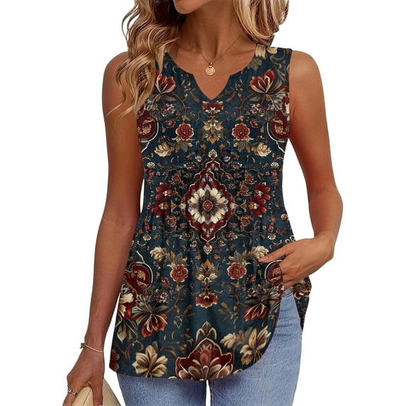 LWavelet Women's Slim Fit Ribbed Sleeveless Cami – Stretchy Basic Tank for All Seasons Red XL