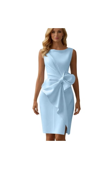 Blue Satin Dresses for Women Stylish & Elegant Clothing Collection