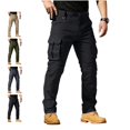 thumbnail image 1 of LWavelet Work Cargo Pants For Men Water Resistant Ripstop Cargo Pants Outdoor Lightweight Work Hiking Pants with Multi Pockets (No Belt), 1 of 6