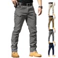 thumbnail image 1 of LWavelet Work Pants For Men Stretch Water Resistant Ripstop Cargo Pants Outdoor Lightweight Tactical Hiking Pants with Multi Pockets (No Belt), 1 of 7