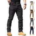 thumbnail image 1 of LWavelet Work Pants For Men Stretch Water Resistant Ripstop Cargo Pants Outdoor Lightweight Tactical Hiking Pants with Multi Pockets (No Belt), 1 of 7