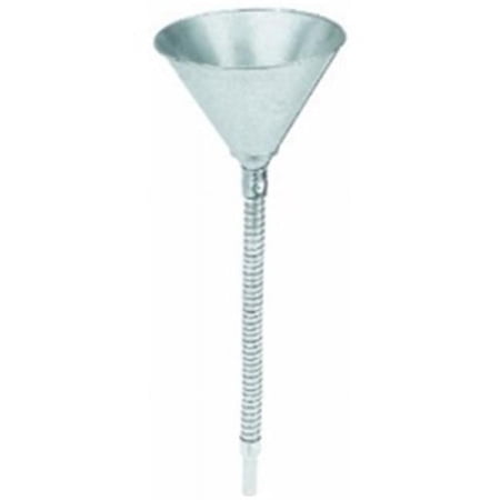 LX-1704 Galvanized Funnel with 12 in. Flex Pipe