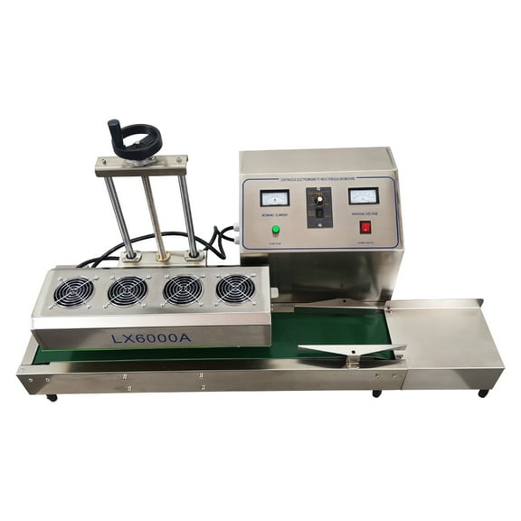 LX-6000 Continuous Induction Sealer Electromagnetic Induction Sealing Machine 220V