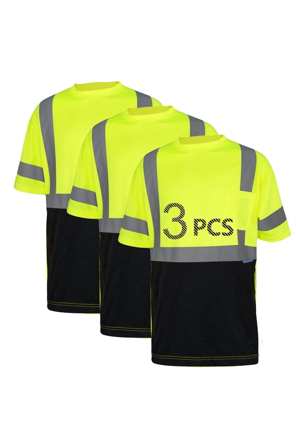 Short Sleeve Breathable T-Shirt, 3-Pack, Men's