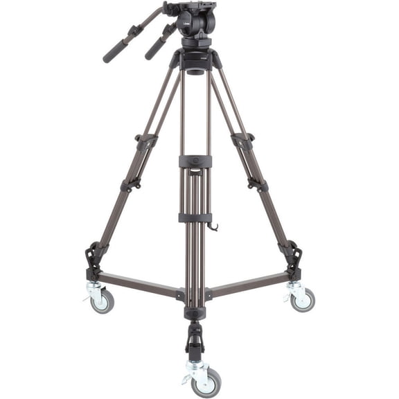 Libec LX10 Studio 3-Section Aluminum Tripod with H65B Head with DL-3B Dolly