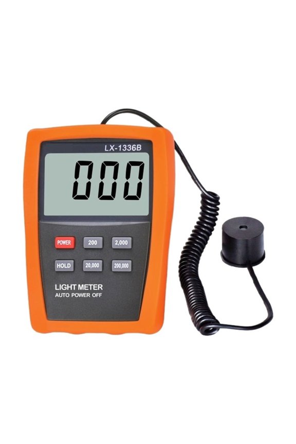 LX1336B LCD Digital Lux Meter 10-200000 cd/m2 Light Meter Linear UV Brightness Detector For Eye CRT TV LED Screen Data Hold ,High Precision