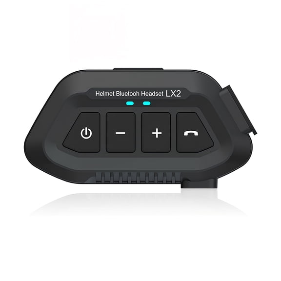 LX2 Motorcycle Helmet Bluetooth Headset, Bluetooth 5.3, Noise Reduction & Long Battery Life