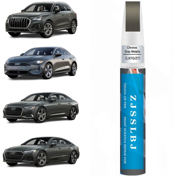 LX7G/Z7 Chronos Gray Touch Up Paint Compatible with Audi, DIY Car Paint Scratch Repair
