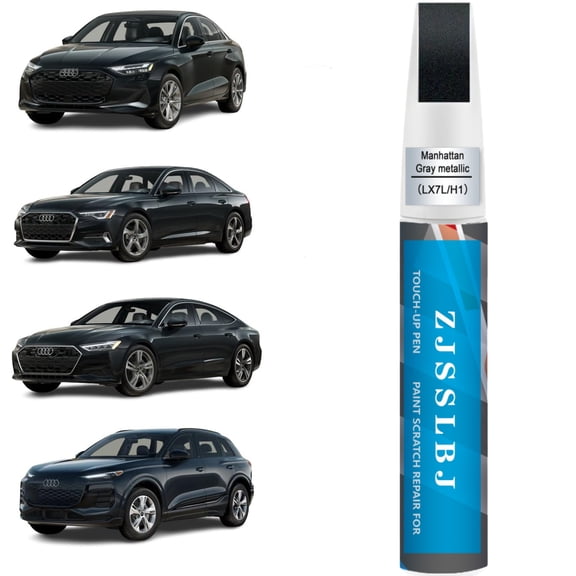 LX7L/H1 Manhattan Gray Metallic Touch Up Paint Compatible With Audi Exact Match Car Paint Pen Scratch Repair