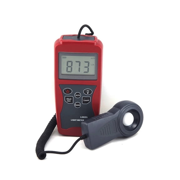 LX821 Professinal Separate Probe 200000 Lux Digital Lux Meter Tester Max Min Values Light Meter PhotoMeter ,Energy Efficent