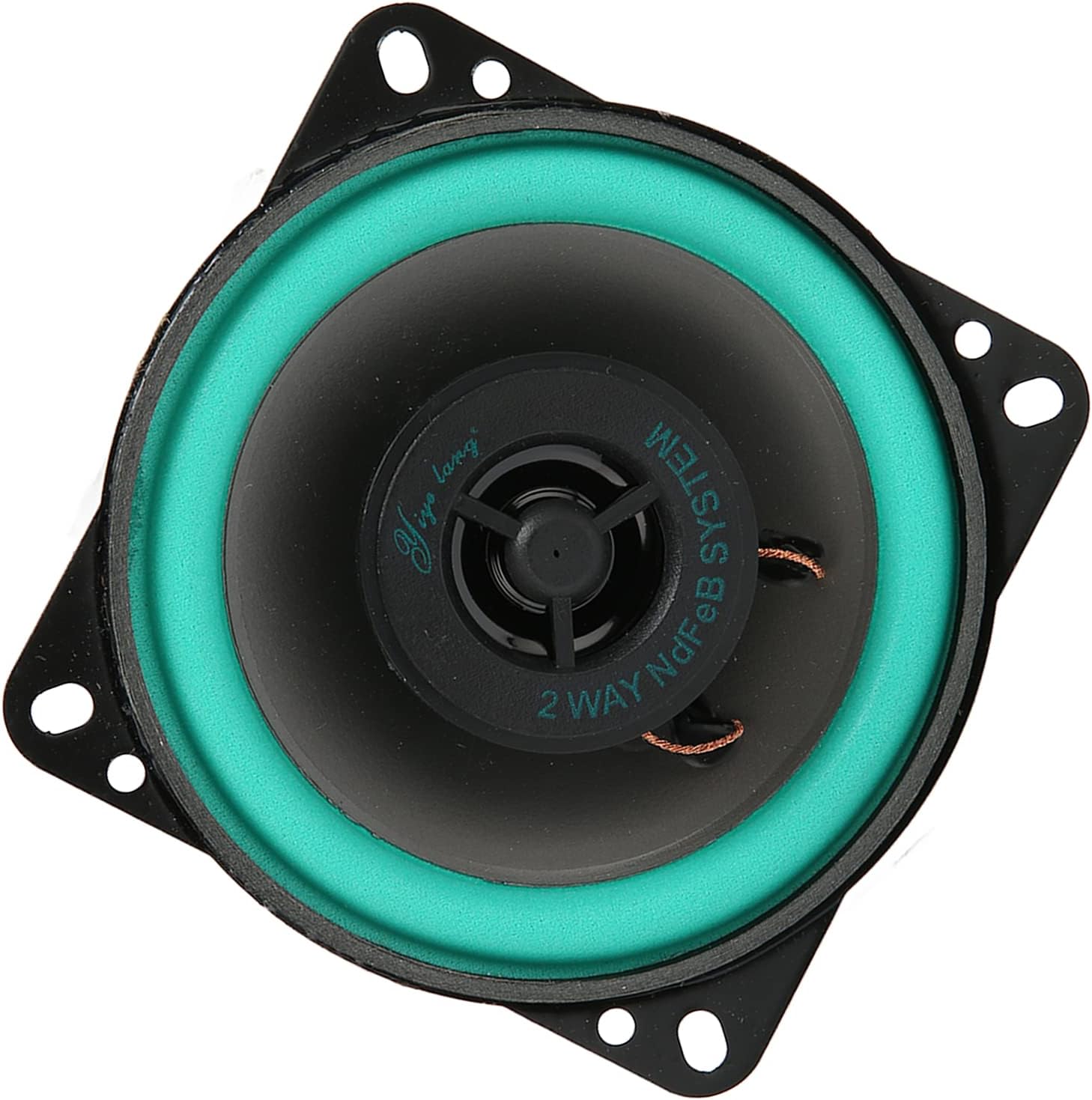 LXF Universal Car Audio Speaker, 4 Inch Car HiFi Coaxial Speaker with 4