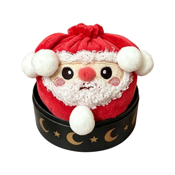 LXGGDDO Christmas Santa Dumpling Plush Gift Set With Box, Stocking Stuffers & Party Favors for Boys Girls