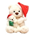 thumbnail image 1 of LXGGDDO Christmas Teddy Bear Stuffed Animal - Adorable Xmas Plush Toy with Hat and Scarf - Soft and Cuddly Winter Companion for Kids and Seniors - 10 inch, 1 of 6