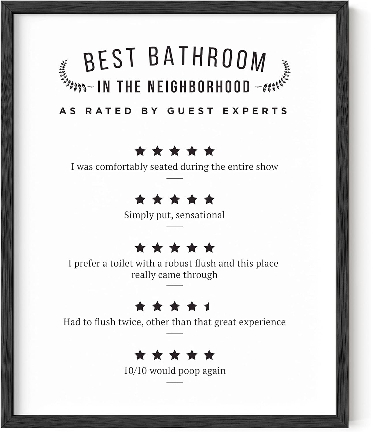 LXHB Funny Bathroom Decor & Bathroom Prt, Funny Bathroom Signs Decor ...