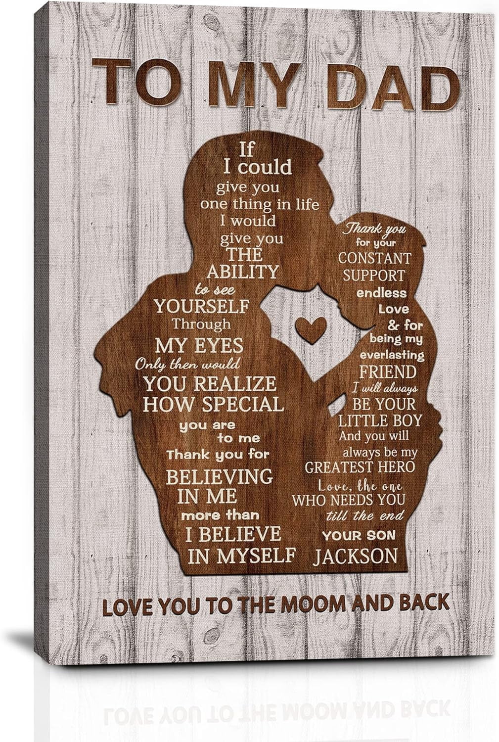 LXHB Personalized Fathers Day Birthday Gifts for Dad from Son Kids ...