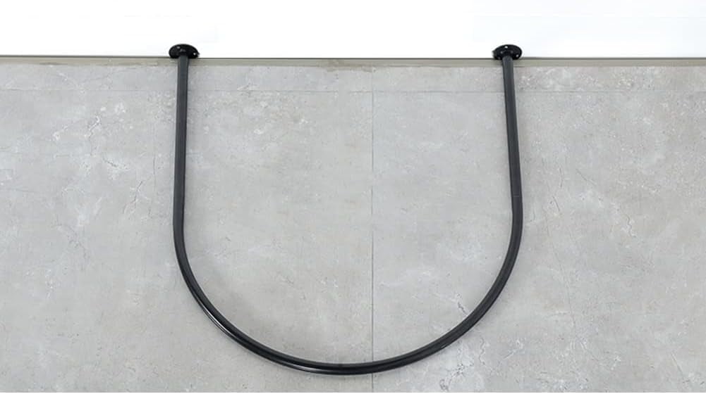 LXHONG Fitting Room Curtain Rod - Clothing Store Wall Hanging Rod - U ...