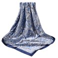 thumbnail image 1 of LXJHUAN Womens Satin Scarf Paisley Square Scarf Silky Soft Bandana Head Wrap Versatile Fashion Neck Hair Scarves for Daily Outfit Gift Summer Head Scarf for Women Blue 2026 Sales Under $1, 1 of 5