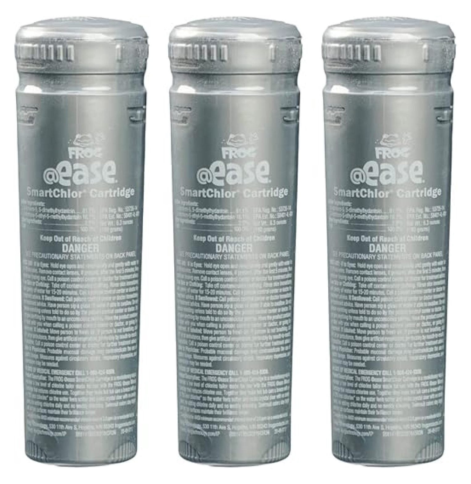 LXKJ @Ease in-Line SmartChlor Replacement Chlorine Cartridge 3-Pack up to 600 gallons; Hot Tub with No Cyanuric Acid