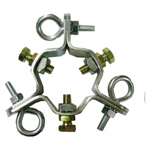 LXKJ Guy Wire Clamp up to 1 1/2 Inch Mast