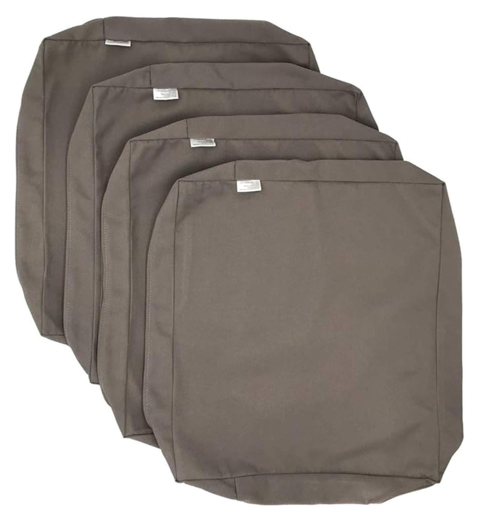 LXKJ Indoor Outdoor Water High UV Resistant Patio Chair Cushion Cover (Timeless Taupe, 22"x22"x4" (4 Covers))