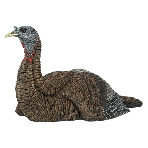 LXKJ LCD Laydown Hen Turkey Decoy Durable Realistic Lifelike Collapsible Standing Hunting Decoy with Carry Bag & Stake AVX8011