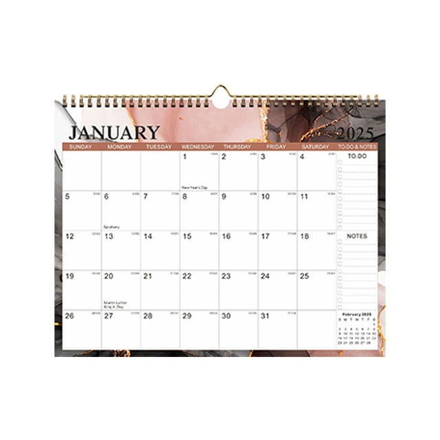 LXPAM Wall Calendar 20252026, 12 Monthly Wall Calendar from January 2025 to 2026, 15" x 12