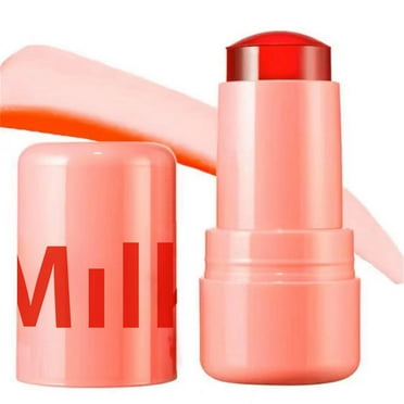 LXQ Milk Jelly Blush, Milk Jelly Tint Blush, Milk Cooling Water Jelly Tint Water Jelly Tint Stick Sheer Lip & Cheek Stain Finish 0.18 Oz (4Pcs, 0.18 Oz)