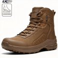 thumbnail image 1 of LXSO Men's High‑Top Tactical Boots, Heavy‑Duty All‑Terrain Outdoor Shoes with Non‑Slip Rubber Soles,  Ideal for Hiking, Hunting, Rock Climbing and Mountaineering in All Weather Conditions, 1 of 10