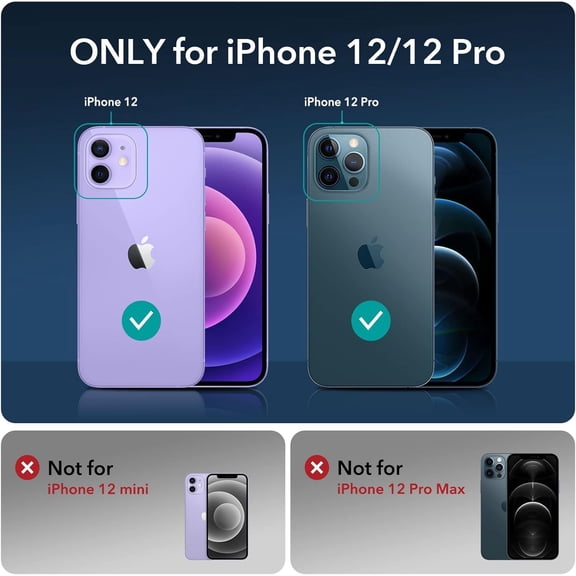 LXYWXS-Crossbody Wallet Case for iPhone 12/12 Pro, with Card Slots Zipper Pocket Case, Flip Folio Purse RFID Blocking with Ring Kickstand Detachable Strap-Brown