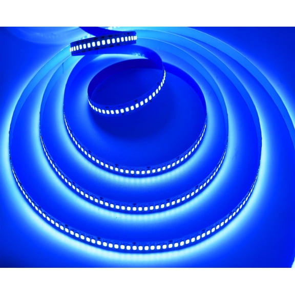LXYWXS-LED Strip Lights, SMD 2835 LED Strip, DC12V 1200LEDs 16.4Ft 26000LM High Density LED Light Strips Non-Waterproof, 3 Times Brightness Than SMD3528 LED Strip, Blue